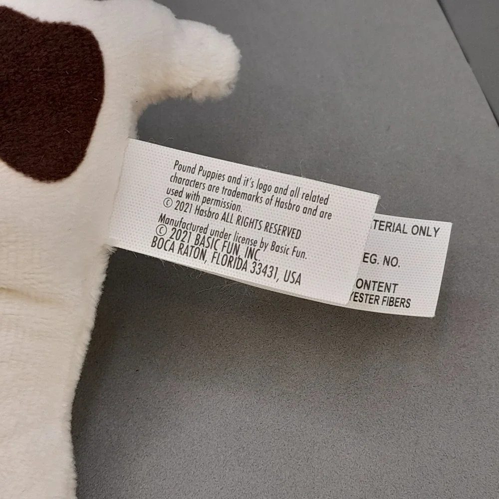 Lot of 2 Pound Puppies Dog Plush 8